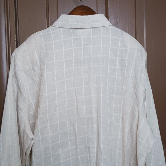 Alfred Dunner Off White Long Sleeve Women's Button Down Shirt size 22W - Picture 8 of 9